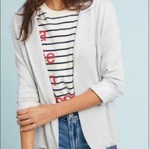 Anthropologie sweater blazer
